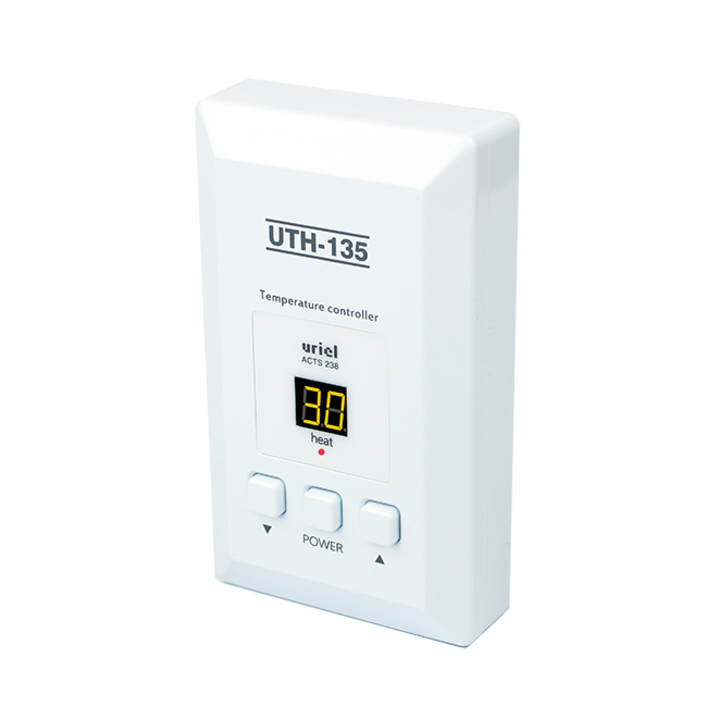 대호전자 온도조절기 전기판넬조절기 1난방조절기2난방조절기난방필름조절기, UTH1354kw, 1개