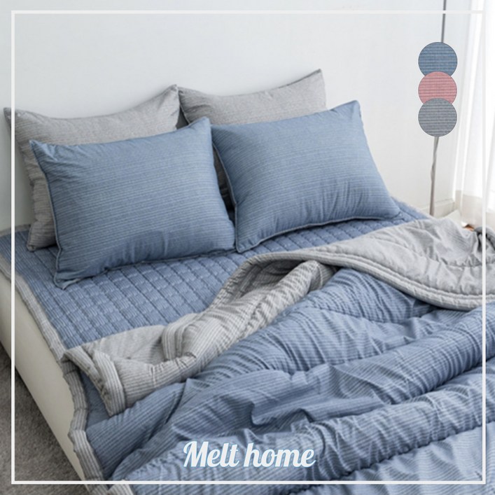 알러지케어 봄 가을 사계절 광목이불 모달 간절기 기숙사 이불 싱글 퀸 킹 패드 차렵이불 침구세트 SSQ