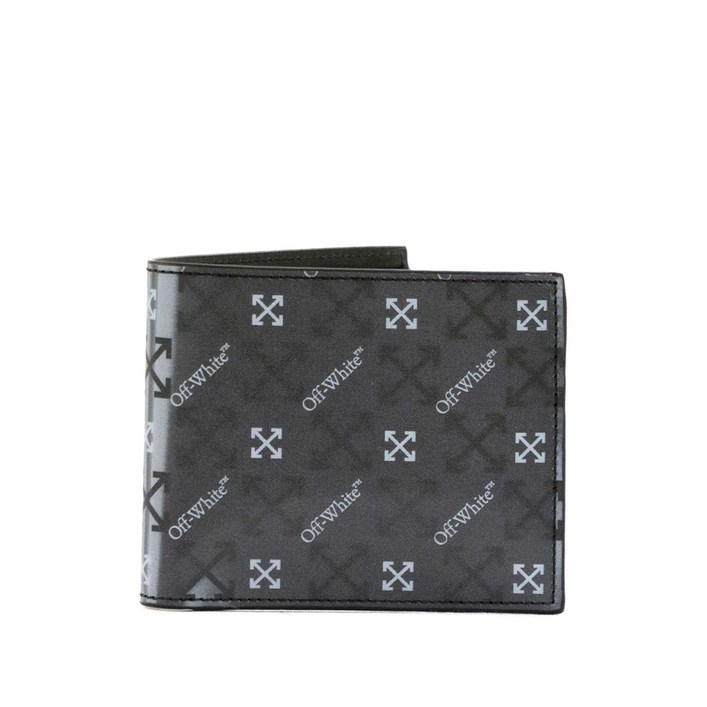 오프화이트 애로우 리플렉티브 2단 지갑