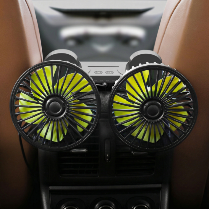 키시크 차량용 뒷좌석 선풍기 각도조절 강력