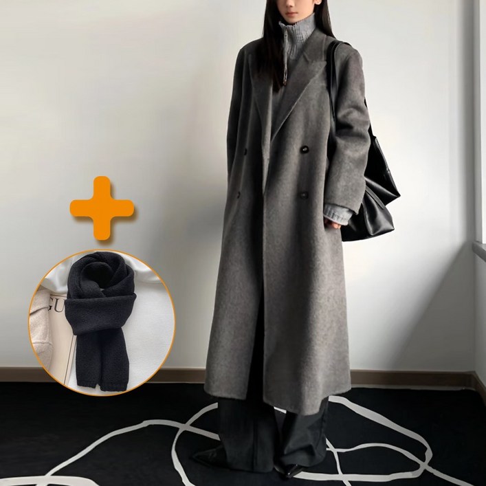 머풀러 세트 핸드메이드 울코트