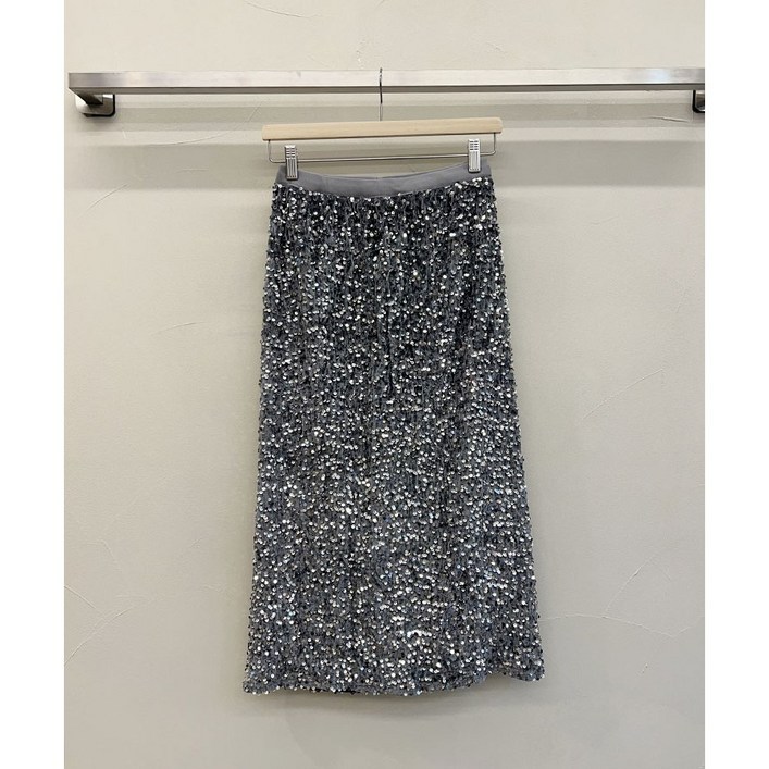 스팽글스커트 블링블링 벨로아 벨벳 스커트 2color