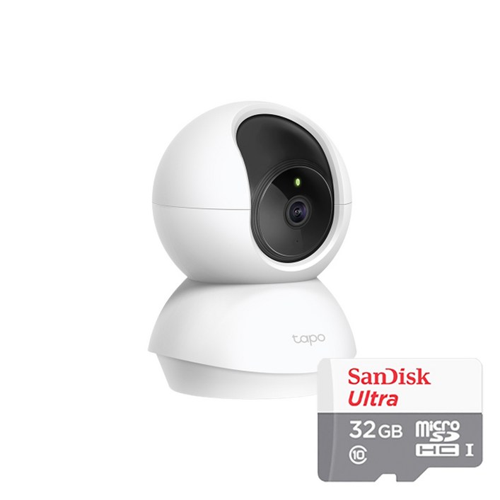 티피링크 Tapo TC7032GB MicroSD 메모리카드 CCTV 홈캠 패키지