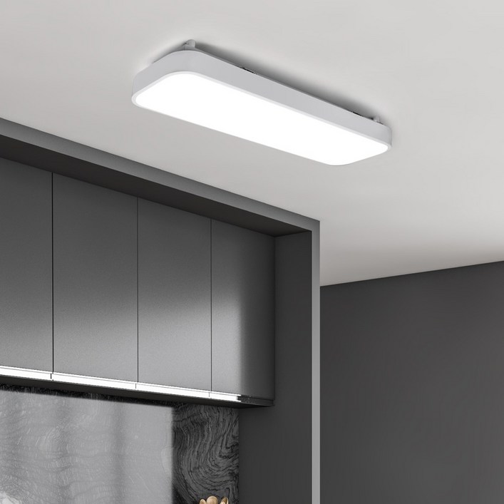 연하 시스템 주방등 욕실등 천장등 LED30W 주광색 플리커프리 화이트