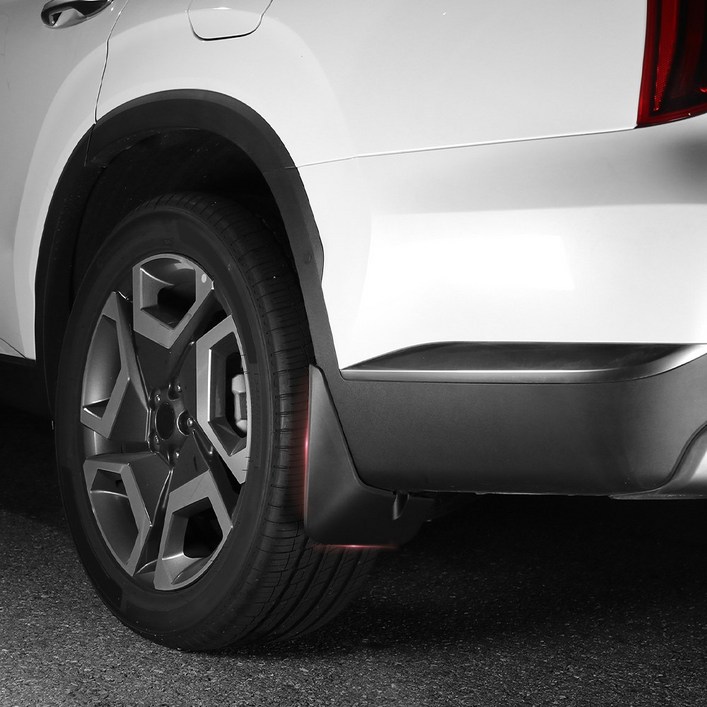 더블랙 호환 팰리세이드 머드가드 세트 튜닝 용품, 1세트, 머드가드 4P사이드스텝 유