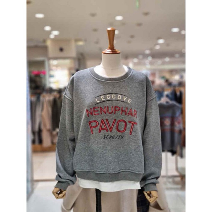 [레코브] 배색 나염 기모 맨투맨 (LC61EZLT529X)