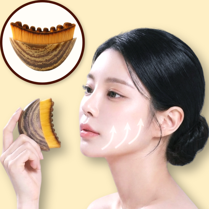 바이솜 괄사 마사지 리프팅 브러쉬 얼굴 림프 붓기 관리