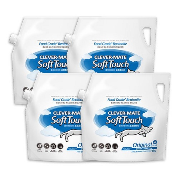 NEW  소프트터치 오리지날 플러스 6kg4봉