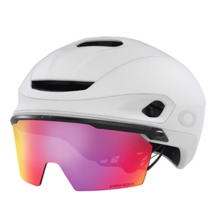 OAKLEY ARO7 ROAD MIPS 9XL MATTE WHITEPRIZM ROAD HELMET 오클리 에어로7 로드 인터핏 밉스 바이크헬멧 , 1개