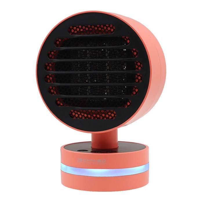 귀여운 마카롱 미니 히터 책상 인테리어 발난로 소형 온풍기 선물용, 레드, 미니 온풍기