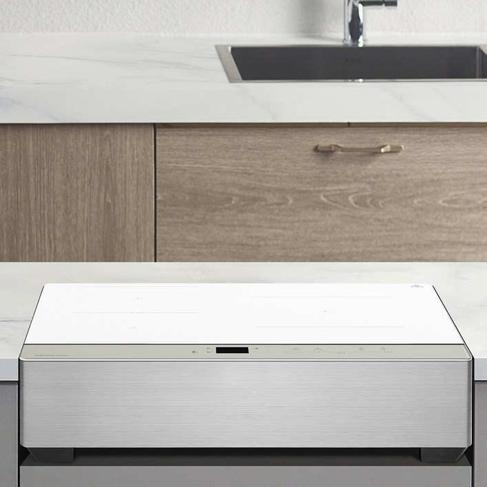 나비엔 매직 3구 인덕션 ERI-3623AF 슈퍼플렉스존 전기레인지 빌트인 프리스탠딩, 프리스탠딩, (인덕션+15cm케이스)(자가설치)