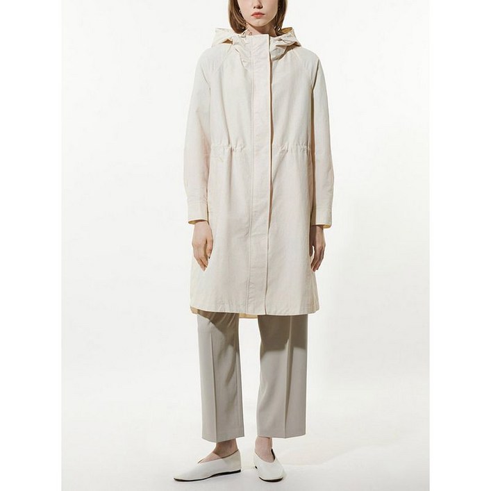 리스트 프리미엄 코튼 스트링 후드 롱 점퍼 택가격 438000원