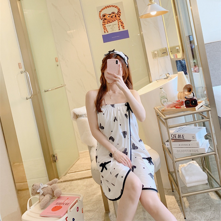 휘잇 여성 로브 골프 샤워 가운 랩가운, 1개