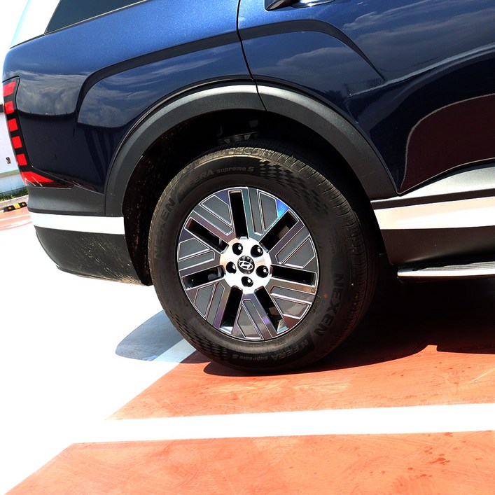 (와이앤유)디올뉴팰리세이드 18인치 타이어 드레스업 카본 홀로그램 휠마스크 스티커 보호필름, 실버홀로그램