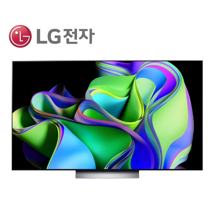LG전자 77인치 4K UHD OLED 스마트 TV OLED77C3, 스탠드형