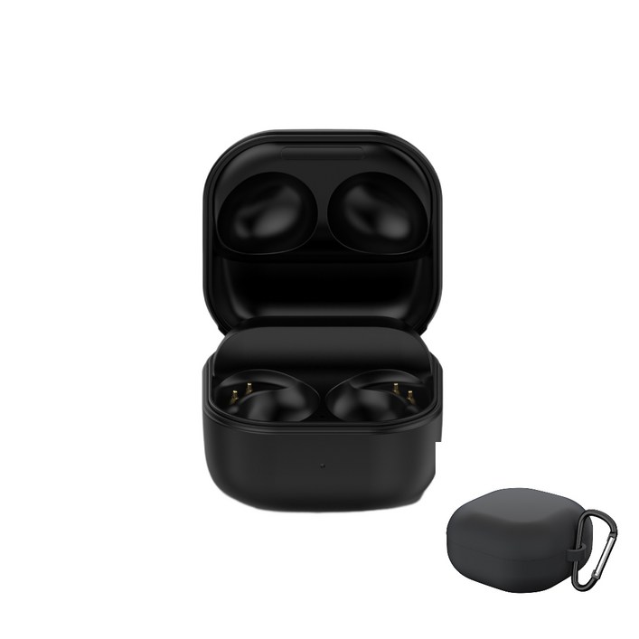 핀흔 Galaxy Buds2 Pro 갤럭시버즈2 프로 충전 케이스 SMR510 호환케이스 증정, 블랙, 1개 핀흔 Galaxy Buds2 Pro 갤럭시버즈2 프로 충전 케이스 SMR510 호환케이스 증정, 블랙, 1개