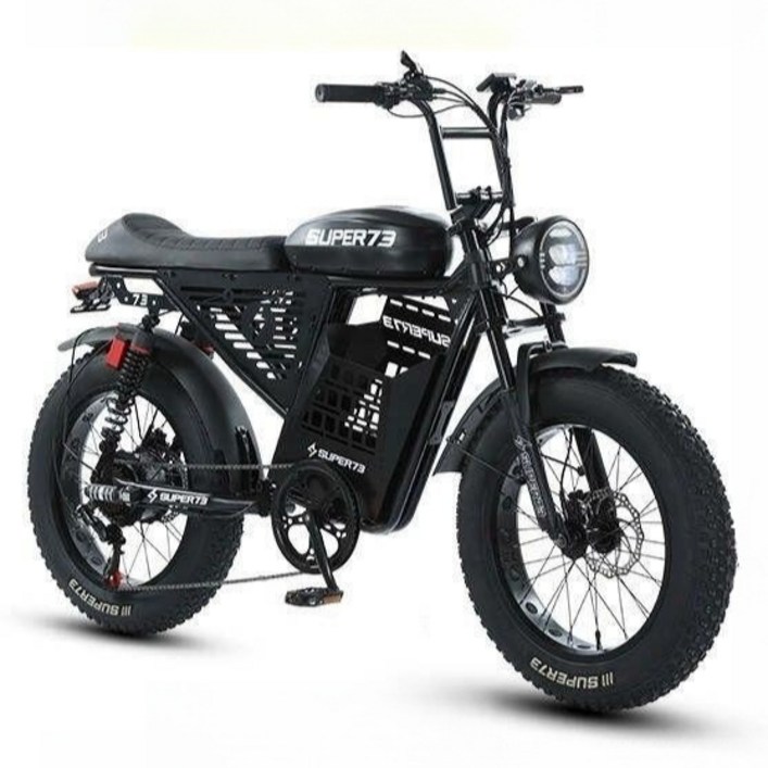 피닉스 오프로드 전기자전거 로드자전거 픽시자전거 클래식전기자전거 자토바이, 블랙RXS 18ah7080km  업그레이드 홀 모, 48V