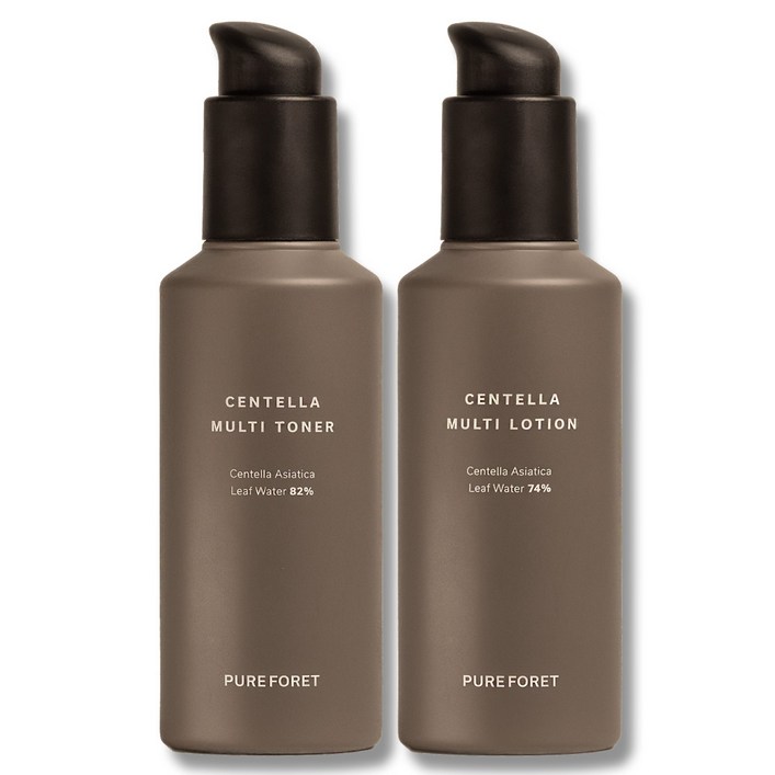 퓨어포레 센텔라 스킨 로션 2종세트 청소년 사춘기 여드름 트러블 뾰루지 수분 보습 민감성 고농축 병풀 기초 화장품 세트