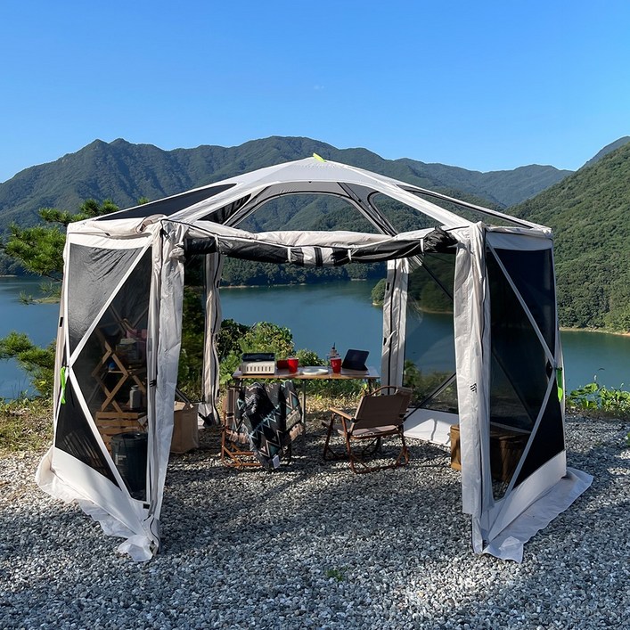 옥타텐트 3619 원터치 육각쉘터