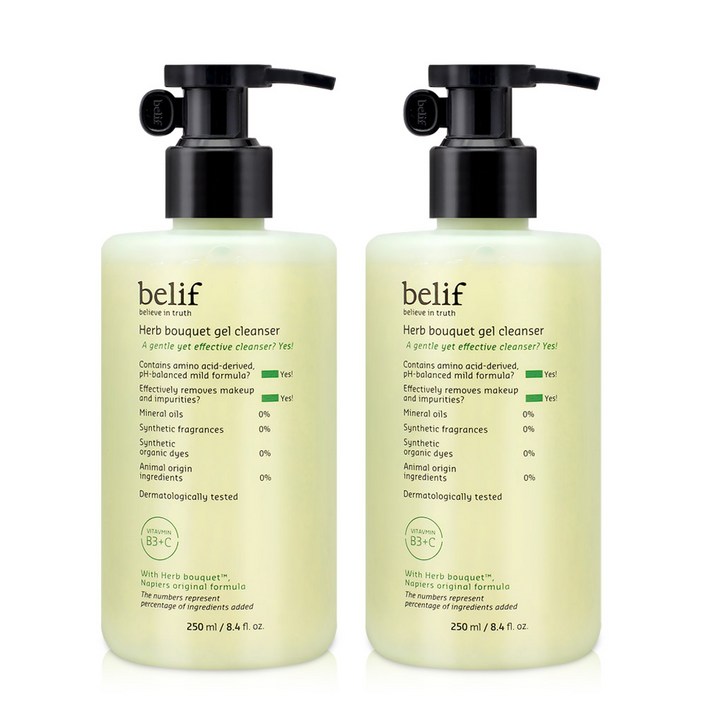 빌리프 허부 부케 젤 클렌저 250mlx2개, 2개, 250ml