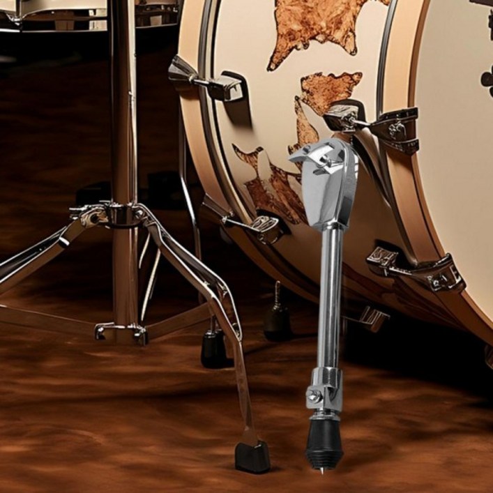 베이스 드럼 다리 미끄럼 방지 타악기 액세서리 피트 하드웨어 스탠드 초보자 전문가를위한 휴대용 페달 브