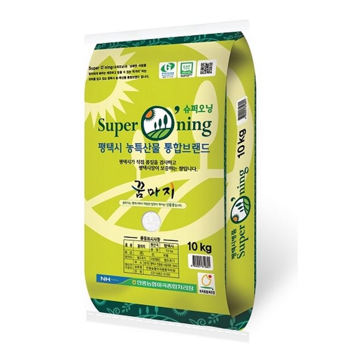 밥맛 UP 가격 DOWN 24년산 안중농협 슈퍼오닝 꿈마지쌀 10kg/특등급