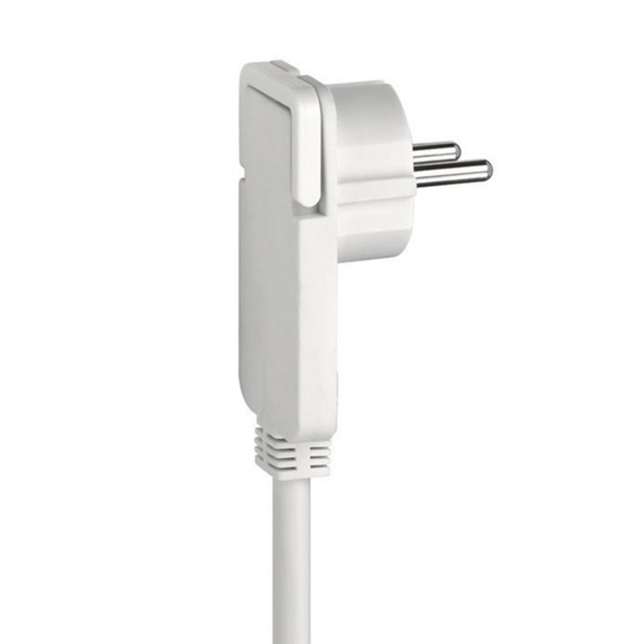 독일 Brennenstuhl 브레넨스툴 고용량 납작콘센트 플랫 플러그 1구 2M 화이트