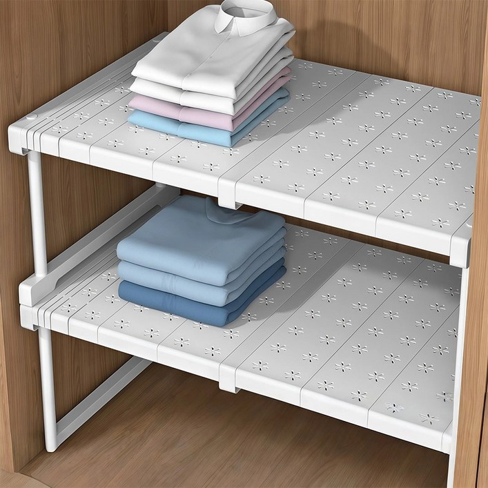 blitopia 내맘대로 길이조절 옷장 정리함 낮은 소형 칸막이 수납함 옷정리트레이 옷정리함