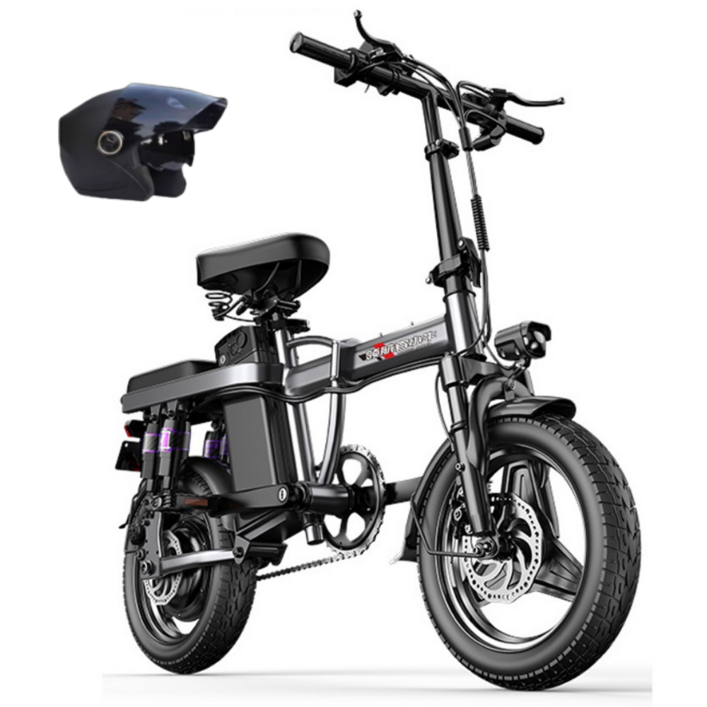 붐고 접이식 전기자전거 접이식자전거 자전거 출퇴근 고출력 미니벨로 48V 전동, 기본형 x 8단 충격 흡수, 스틸