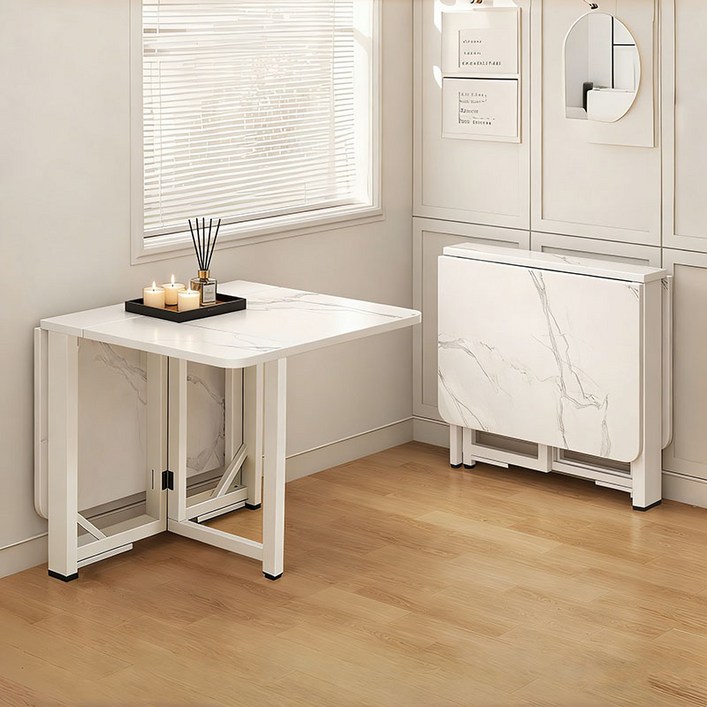 확장형 접이식 다용도 식탁 4~6인용 가정용 테이블