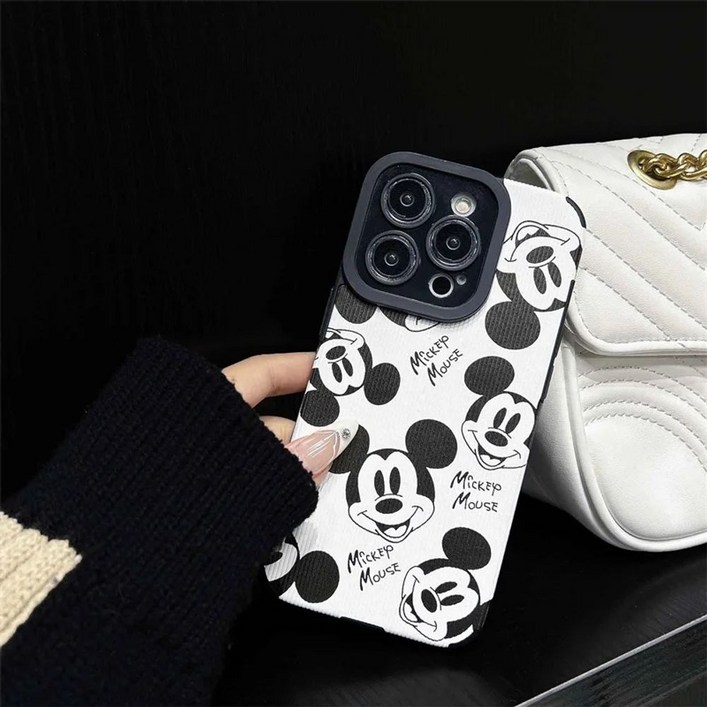 갤럭시 S25 플러스 미키마우스 케이스 캐릭터 범퍼 커플 풀커버