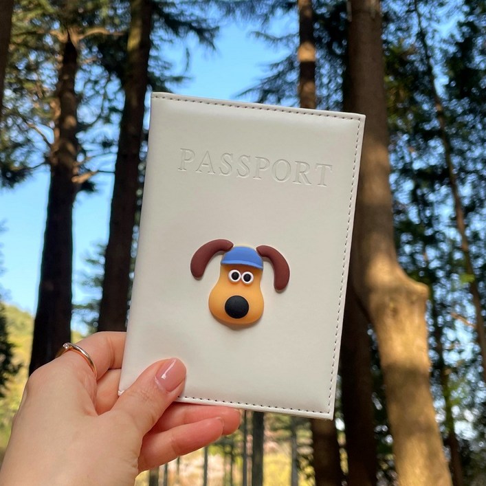 귀여운 캐릭터 여권 케이스 커버 지갑