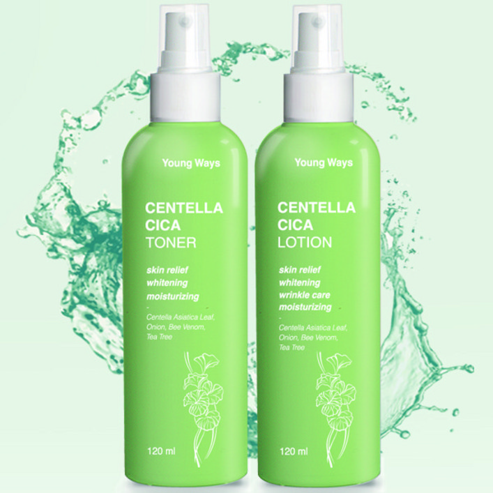 영웨이즈 시카 토너 120ml 로션 120ml 세트 티트리 병풀 봉독 어성초 여드름, 2개 영웨이즈 시카 토너 120ml 로션 120ml 세트 티트리 병풀 봉독 어성초 여드름, 2개