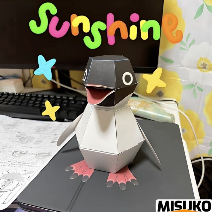 펭귄 종이접기 장난감 창의적인 수공예 두뇌 개발 DIY 어린이 종이접기 장난감