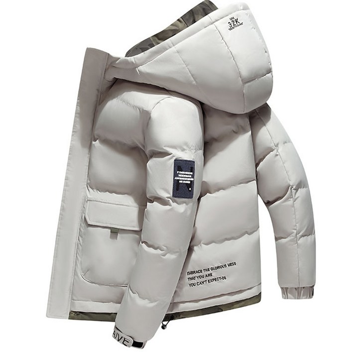 프리미엄 남성 자켓 숏 패딩 자켓