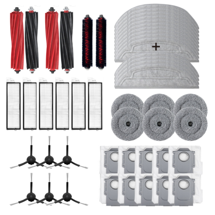 [호환]로보락 소모품 S8 Max Ultra 물걸레 더스트백 필터 브러쉬 6-1년 구성품, 1개, 6개월구성품