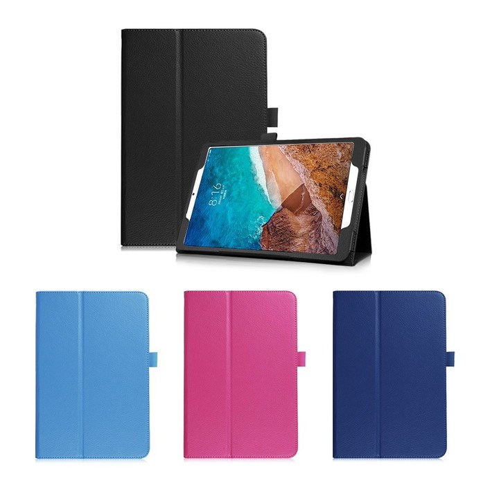 이너스 샤오미 미 패드 4 LT75 가죽케이스, 핫핑크, 1개