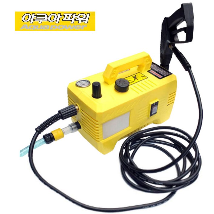 아쿠아파워 고압세척기 SMTK1200N 원터치 자흡 압력조절 에어컨청소 세탁기청소 운동화 빨래방 원룸 청소 초경량