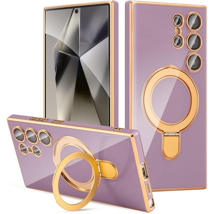 갤럭시 s25/s24 시리즈 맥세이프 카메라 보호 거치대 렌즈 완전보호 케이스 HY-LP02