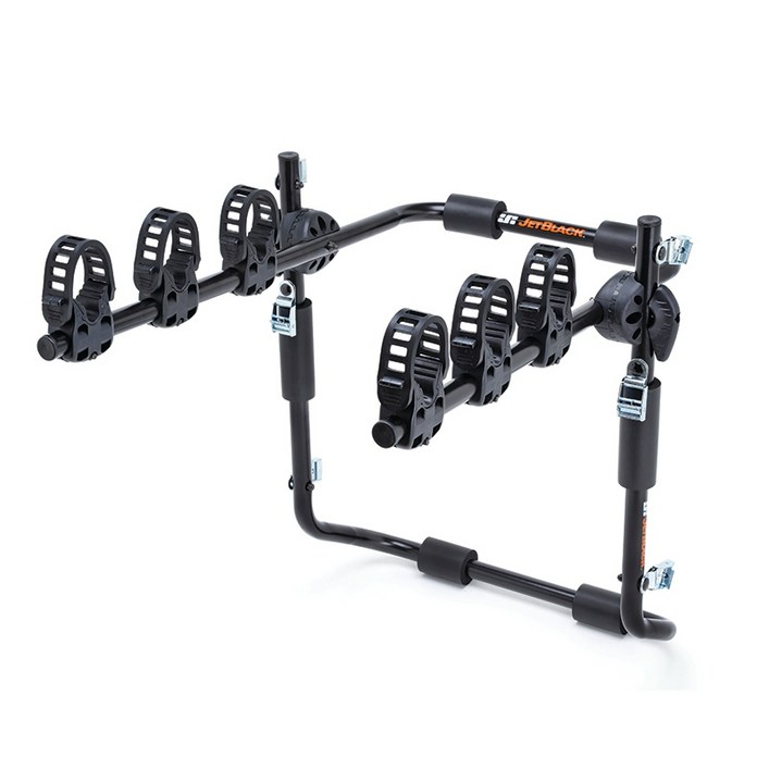 클리어런스 젯블랙 Bike Trunk Rack 차량용 자전거 캐리어 자전거 거치대