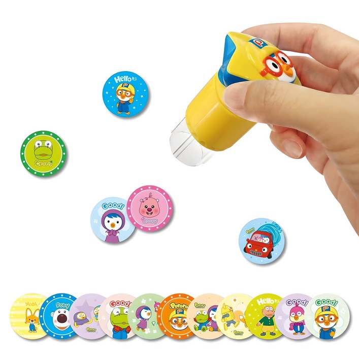 피노키오 뽀로로 스티커 도장놀이  스티커 50p 세트