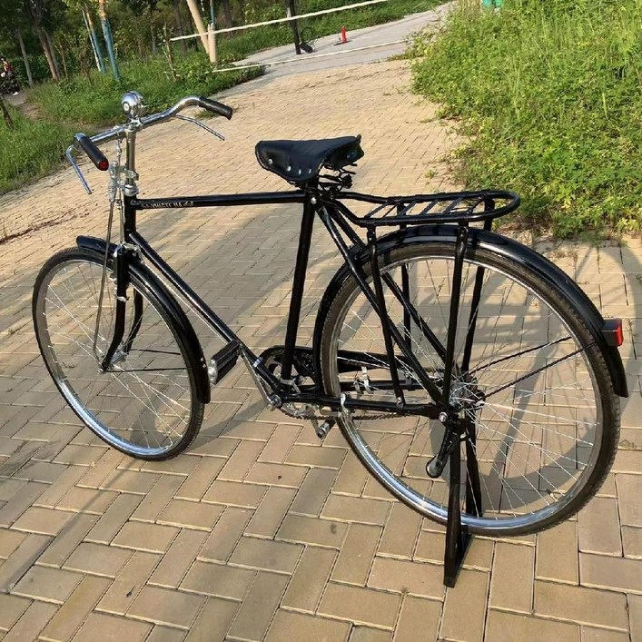 쌀집자전거 클래식 자전거 옛날 출퇴근 여성 짐 생활 빈티지 복고풍 운반용 조립식 배달