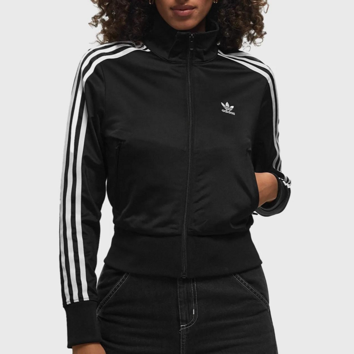 아디다스 여성 져지 크롭 아디컬러 클래식 파이어버드 트랙탑