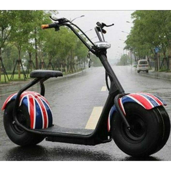 전동 스쿠터할리 자동차와이드 타이어 리튬 배터리 스쿠터 더블 대형 할리 전기 자동차 자전거