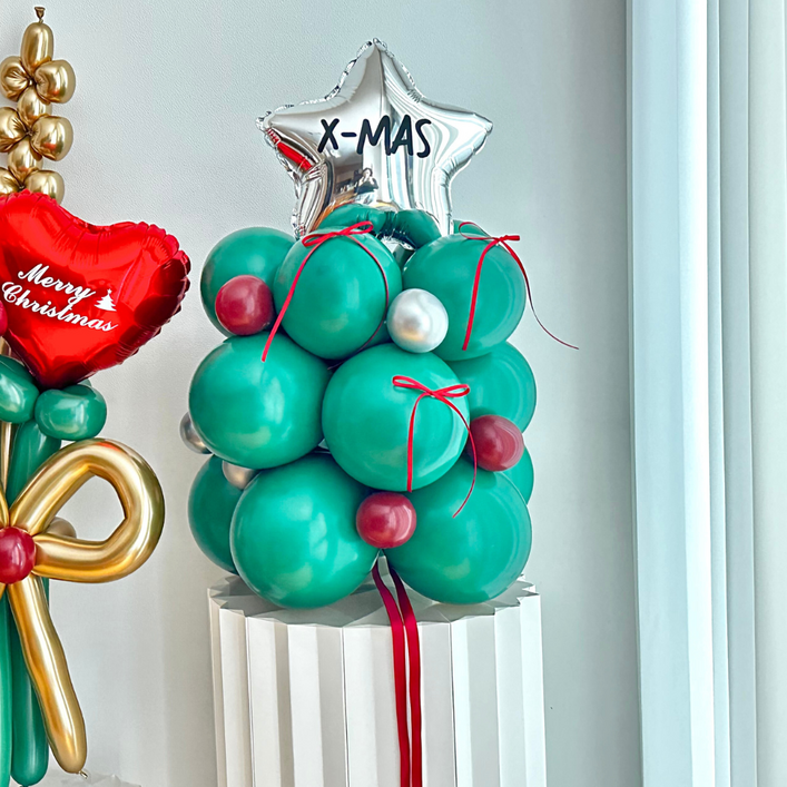 파티모스피어 풍선 크리스마스트리모자 DIY 크리스마스장식