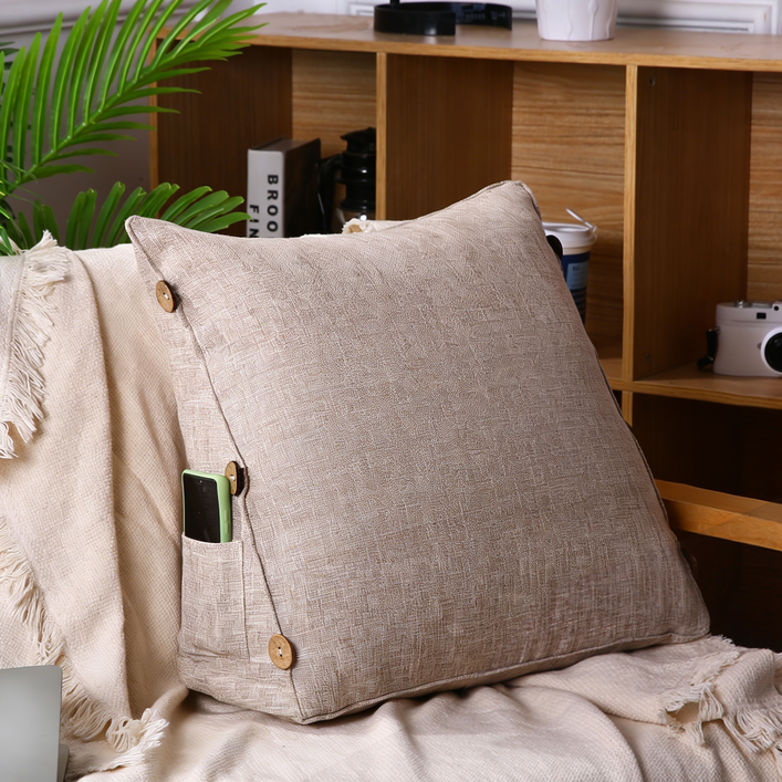 미야 삼각 등받이 쿠션