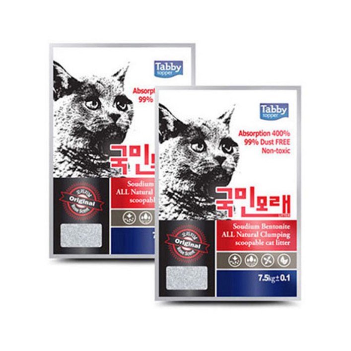 테비 국민모래 (로즈향) 7.5kg 2개입