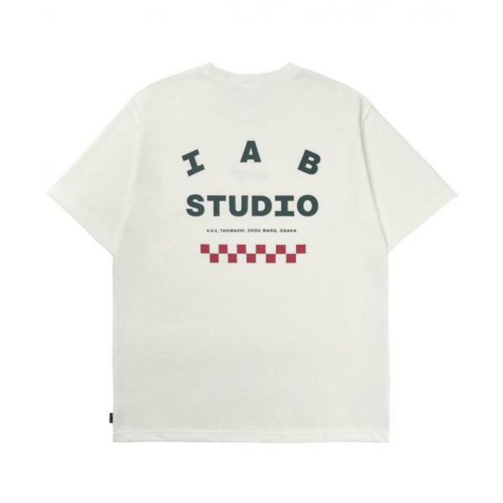 정품아닐시3배보상 아이앱 스튜디오 x 헨리스 피자 로고 티셔츠 화이트 Array