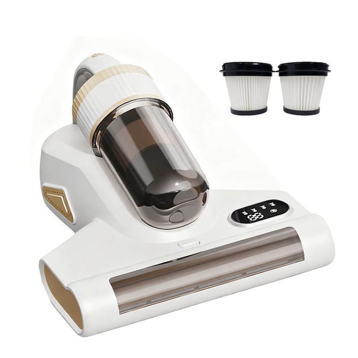 Luminex 무선 UV살균 침구 진드기 청소기 이불 집먼지 청소 강흡력 무선 살균기, 화이트