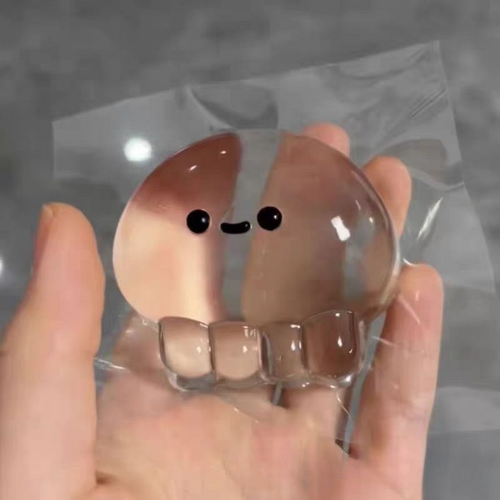 말랑쫀득 해파리  애기 스트레스볼 스트레스 해소 말랑이 스퀴즈볼 말랑이 장난감 공 무소음 말랑이 에어 젤리볼